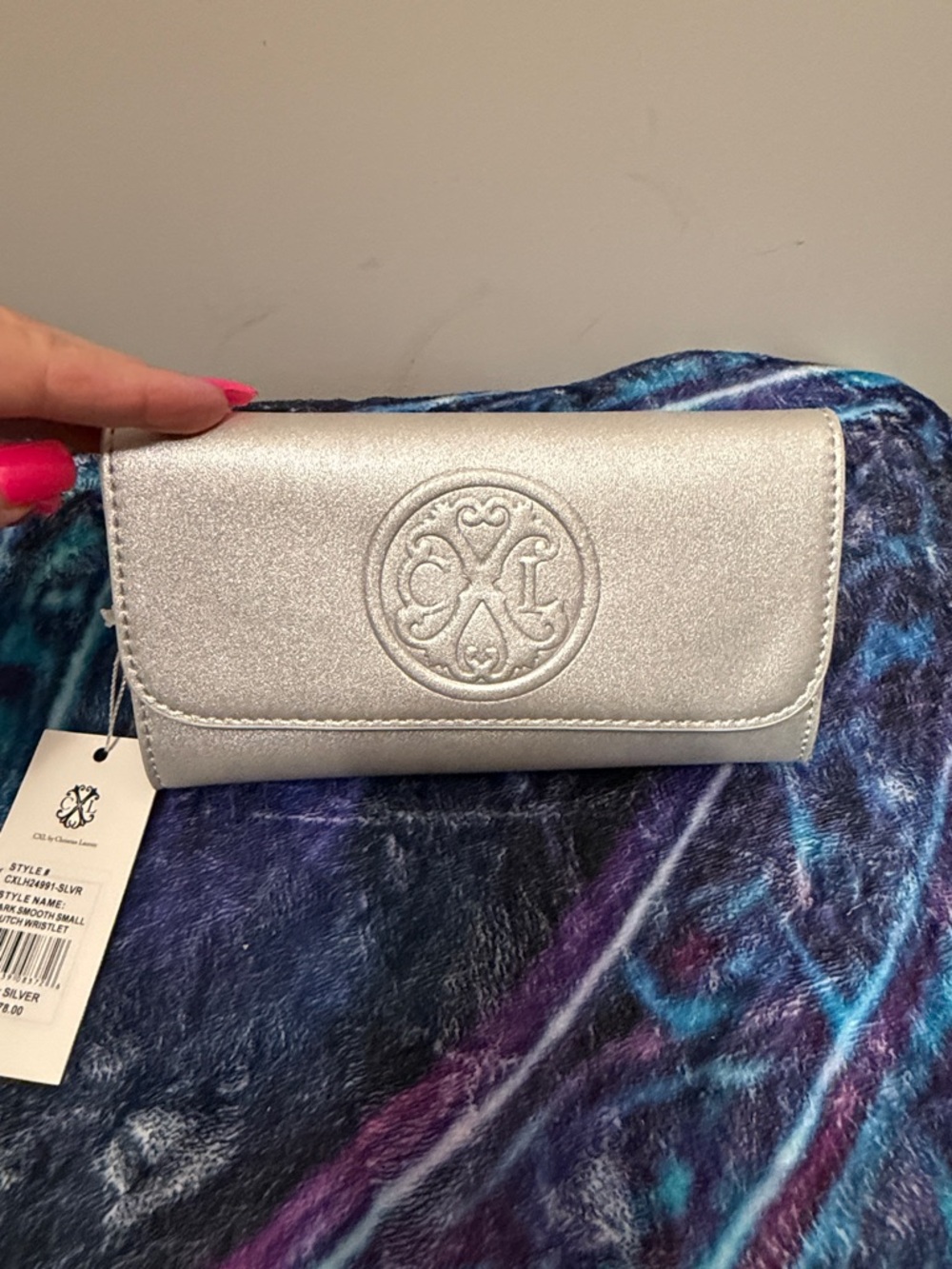 Christian Lacroix  Silver Women's Clutch Wallet